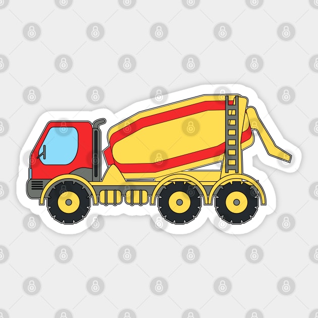 concrete mixer Sticker by IDesign23